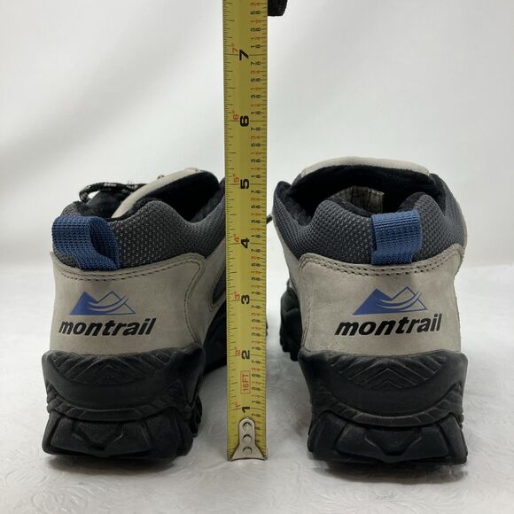 Montrail Hiking Boots EUC Terra-Flex Grey Nubuck & Mesh Lace-up Women’s US 7.5 - Picture 7 of 11